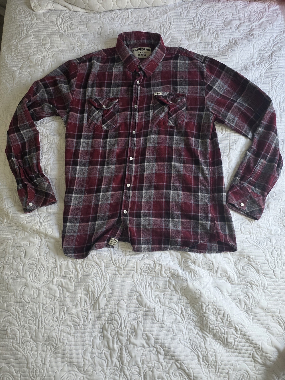 TankFarm And CO plaid shirt Size Xl